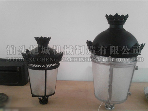 Cast aluminium large crown lamp holder